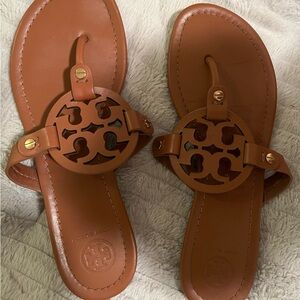 Tory Burch Tan Leather Sandals